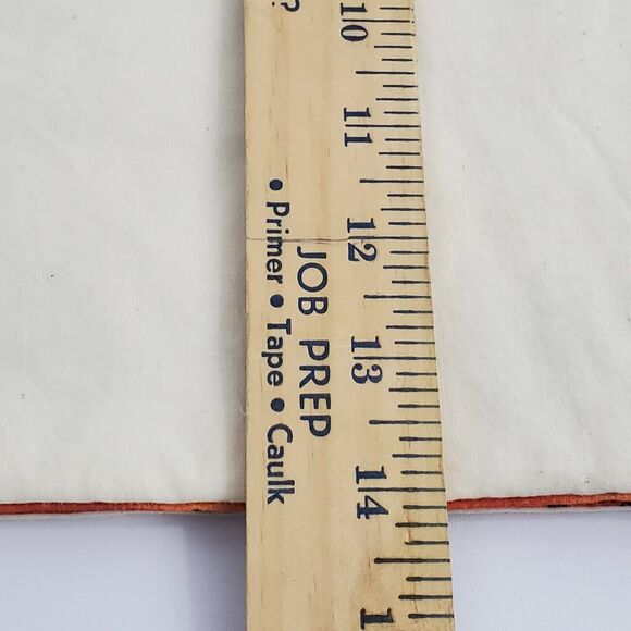 Halloween Wall Fabric Flag Hanger Adult's 19X14 Pumpkins Ghost Haunted House VTG - Picture 8 of 8